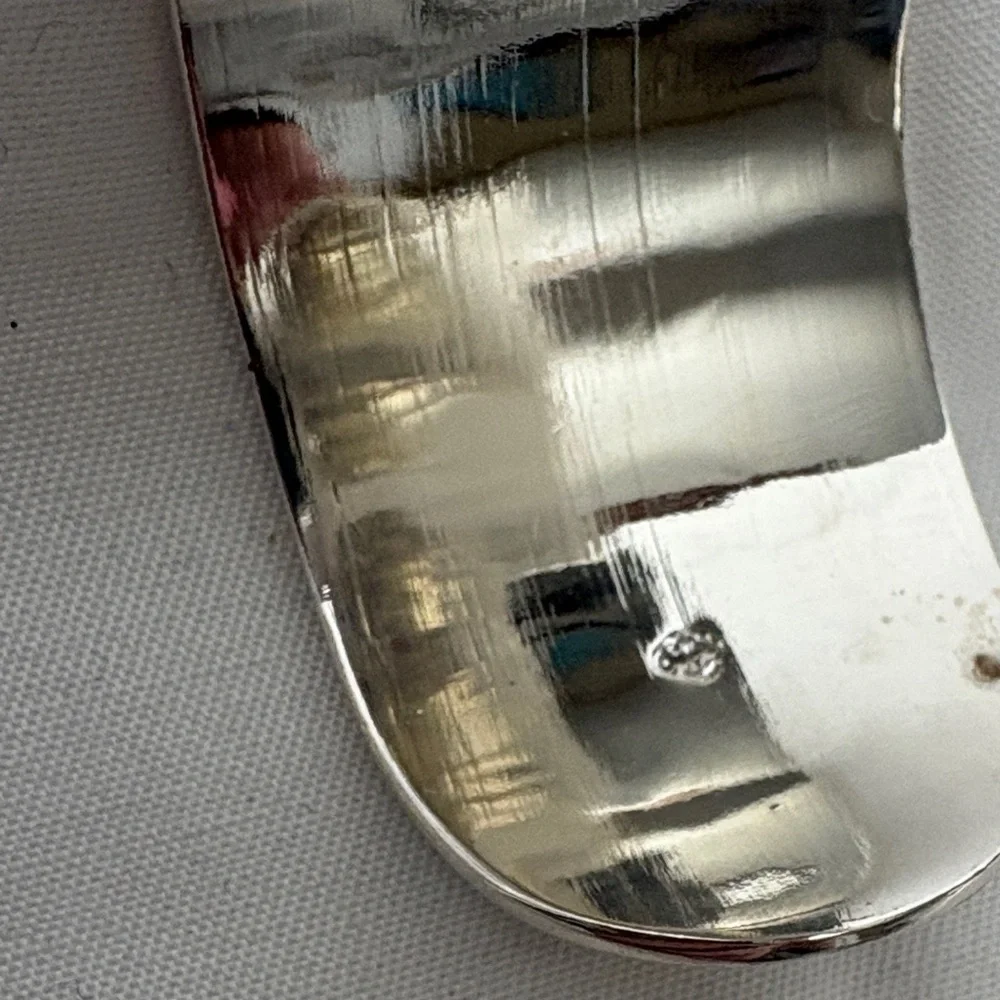 Premier Designs Retired Intricate Monte Carlo Silver Tone Cuff Bracelet - Picture 2 of 3